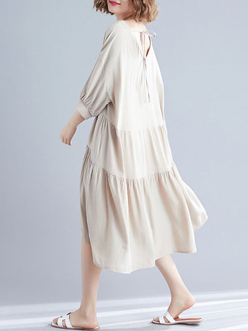 Inspired Spirit Cotton Smock Dress