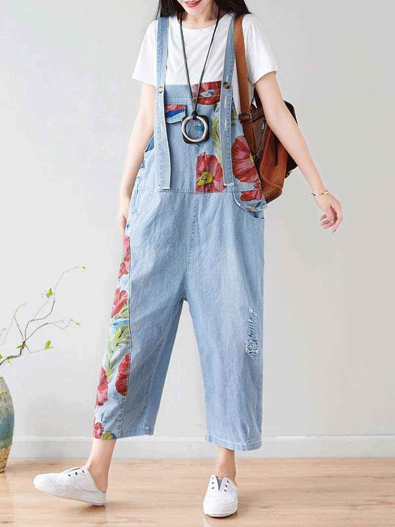 I Wear My Crown, Nine-Point Denim Overall Dungarees