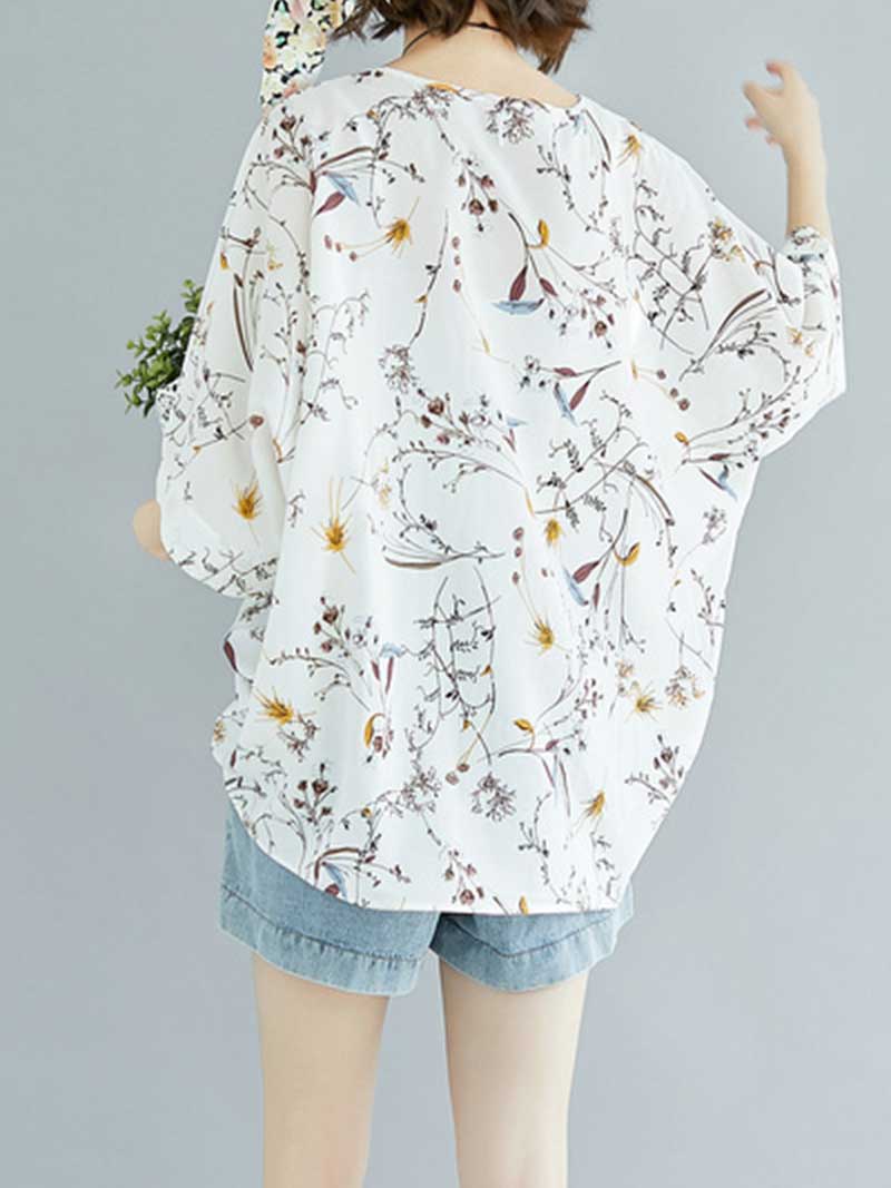 Game of Love Printed Floral Shirt Top