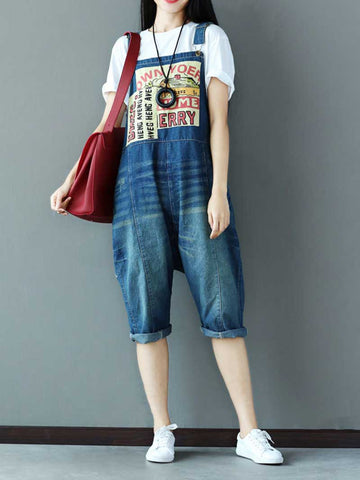 Day Dreaming Overall Short Dungarees