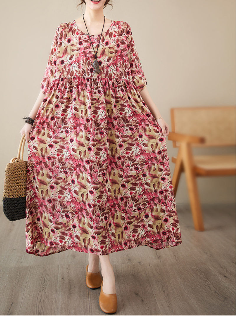 Giving Love Cotton Floral Smock Dress