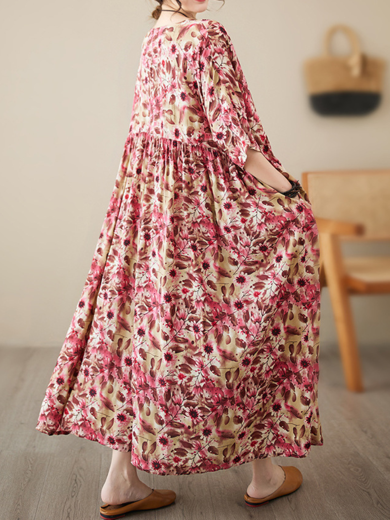 Giving Love Cotton Floral Smock Dress