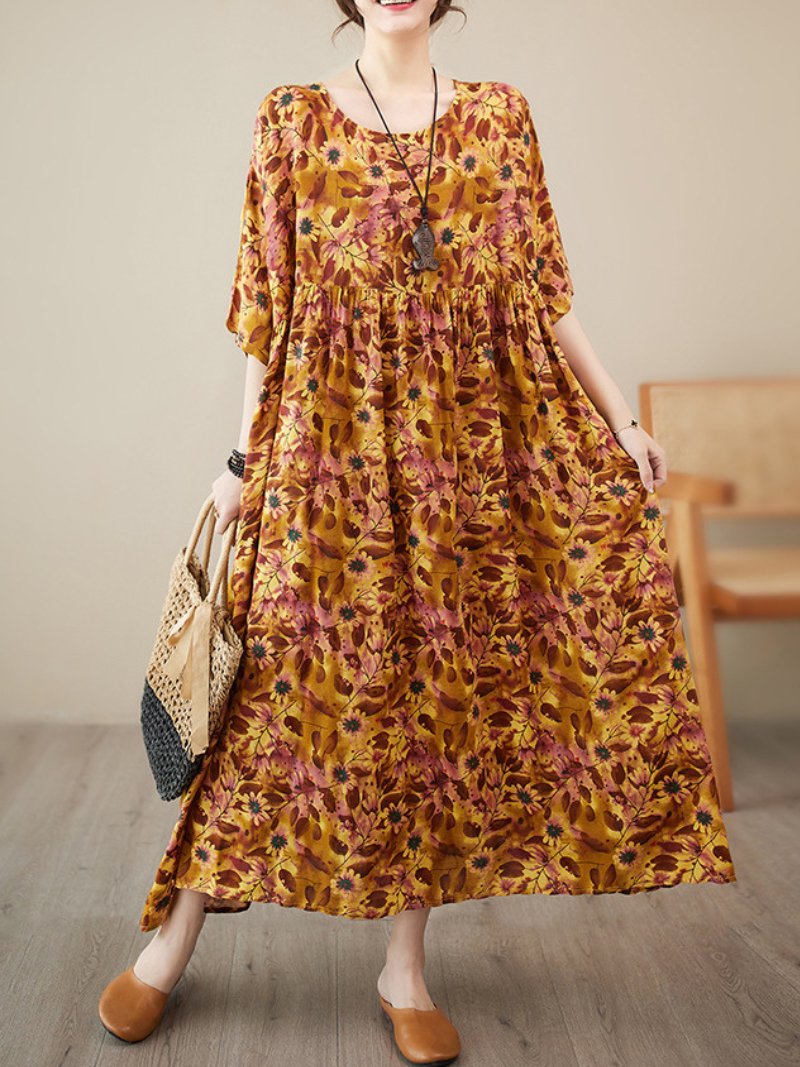 Giving Love Cotton Floral Smock Dress