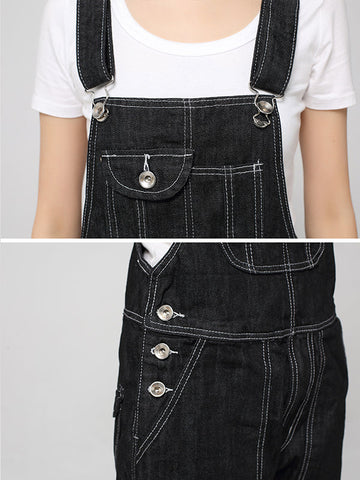 Mid-Rise Straight Leg Overalls (USA ONLY)