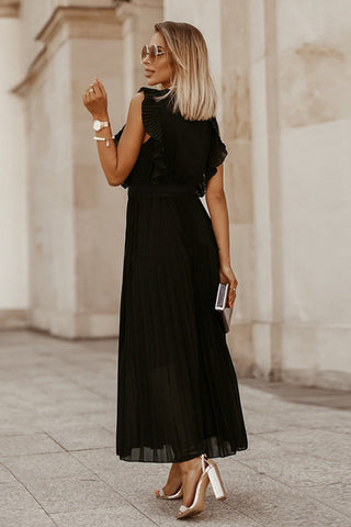 Pleated Maxi Dress