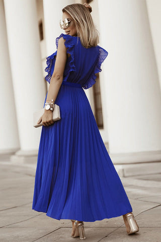 Pleated Maxi Dress