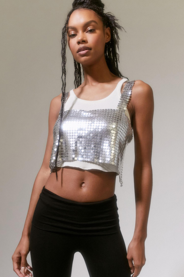 Harlow Metal Cropped Top