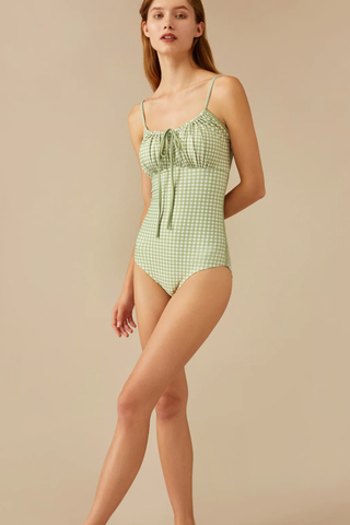 Jasmine Open-Back One Piece Swimsuit