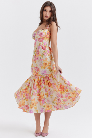 Elia Floral Midi Sundress