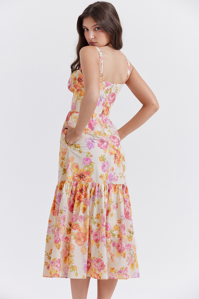 Elia Floral Midi Sundress