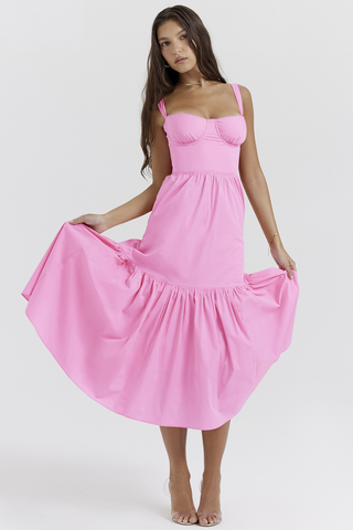 Elia French Pink Midi Sundress