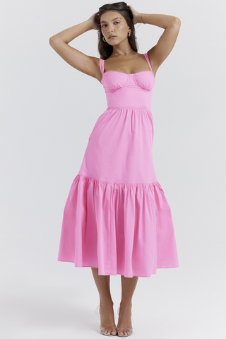 Elia French Pink Midi Sundress