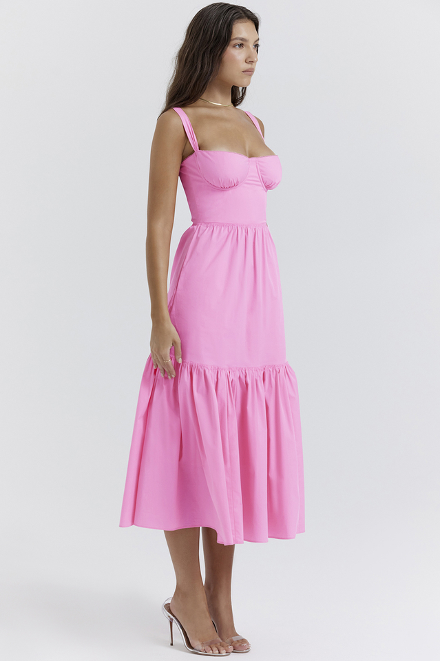 Elia French Pink Midi Sundress